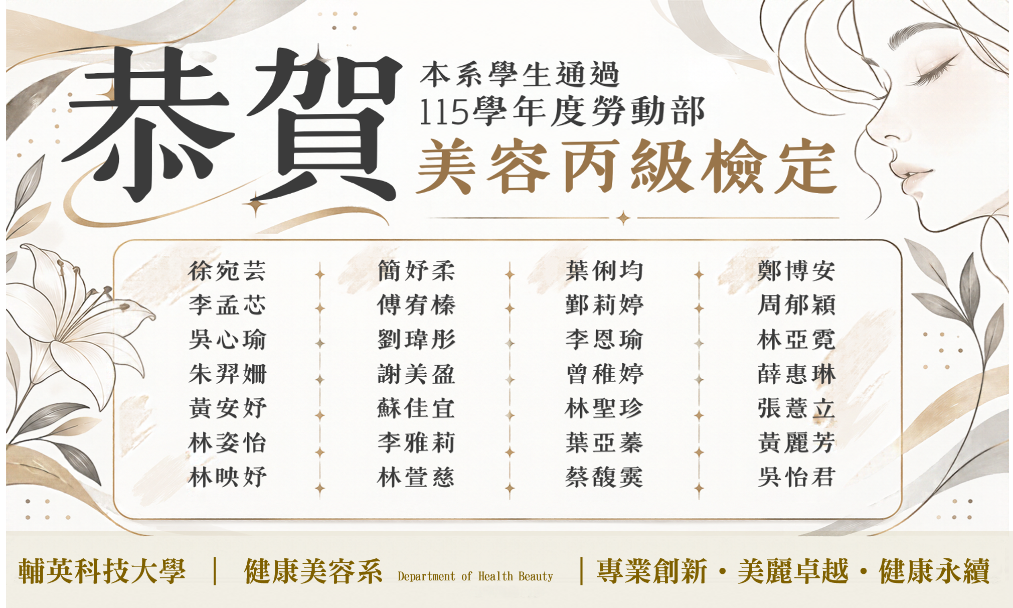 115美容丙級
